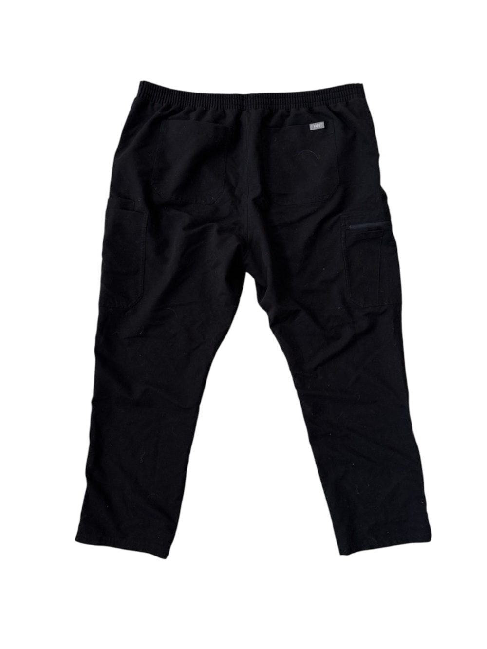 FIGS YOLA High Waisted Skinny Scrub Pants Black/Grey XLP - Picture 3 of 11